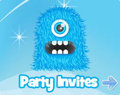 Kidzone Party Invites